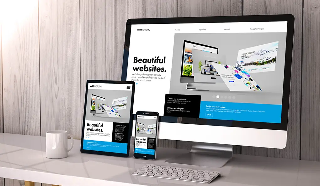 modern responsive website built by powerhouse media partners